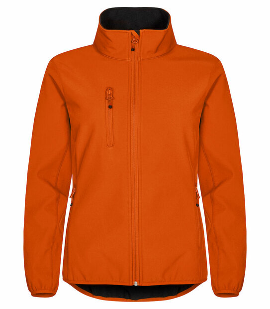 Clique Softshell Jas oranje