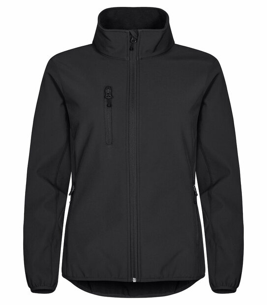Clique Softshell Jas zwart