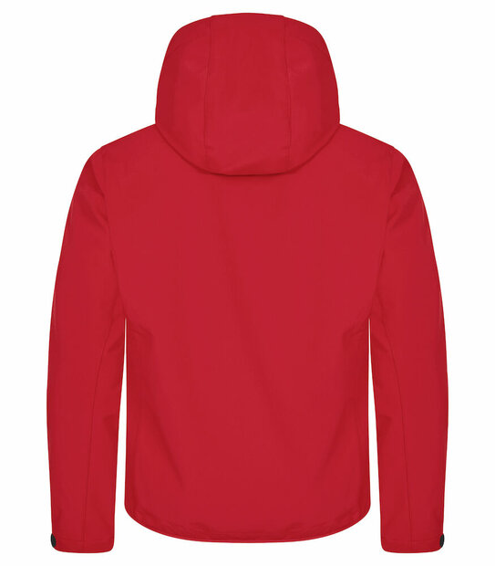 Clique Hoody Softshell Jas rood
