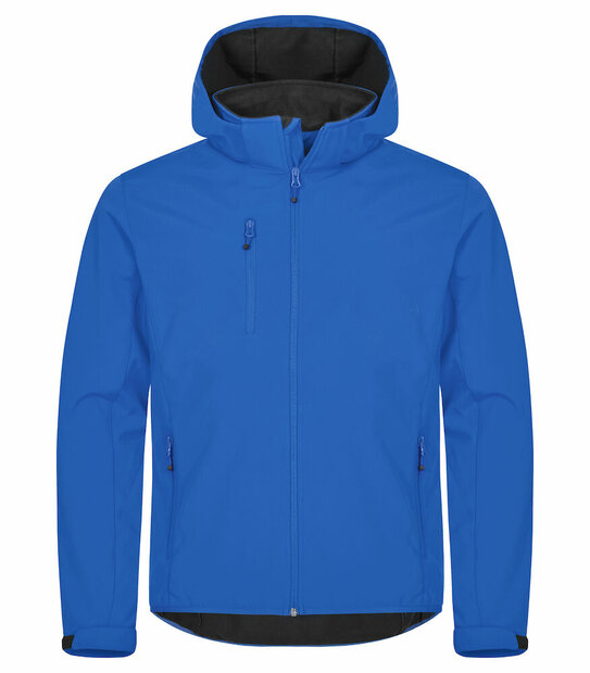 Clique Hoody Softshell Jas blauw