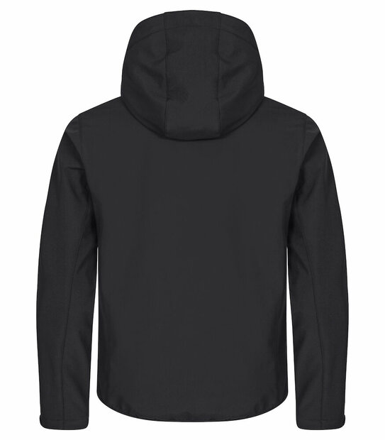 Clique Hoody Softshell Jas zwart