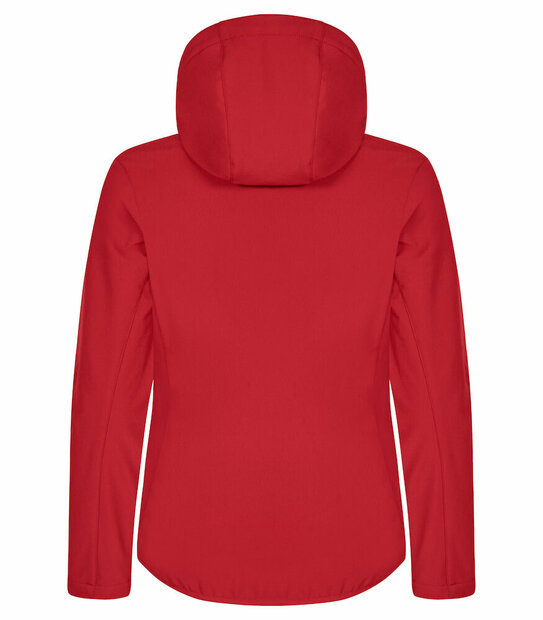 Clique Hoody Softshell Jas rood