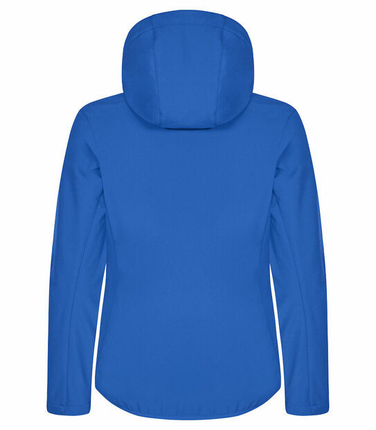 Clique Hoody Softshell Jas blauw