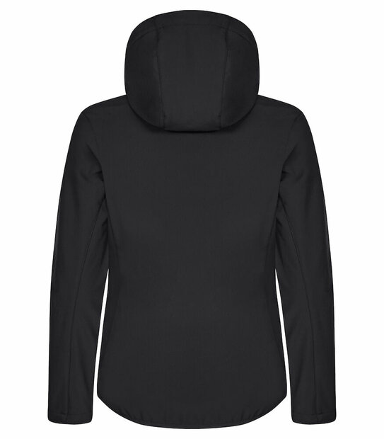 Clique Hoody Softshell Jas zwart