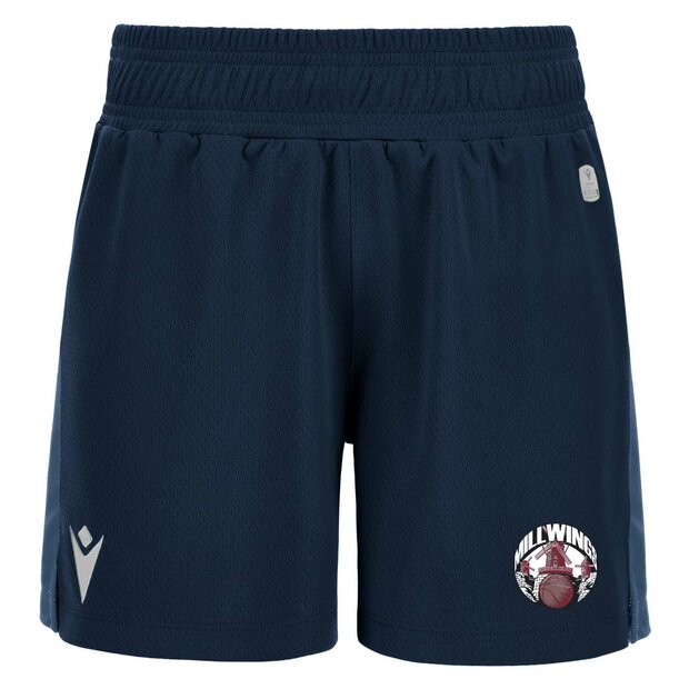 Millwings Macron Platinum basketbalbroekje navy