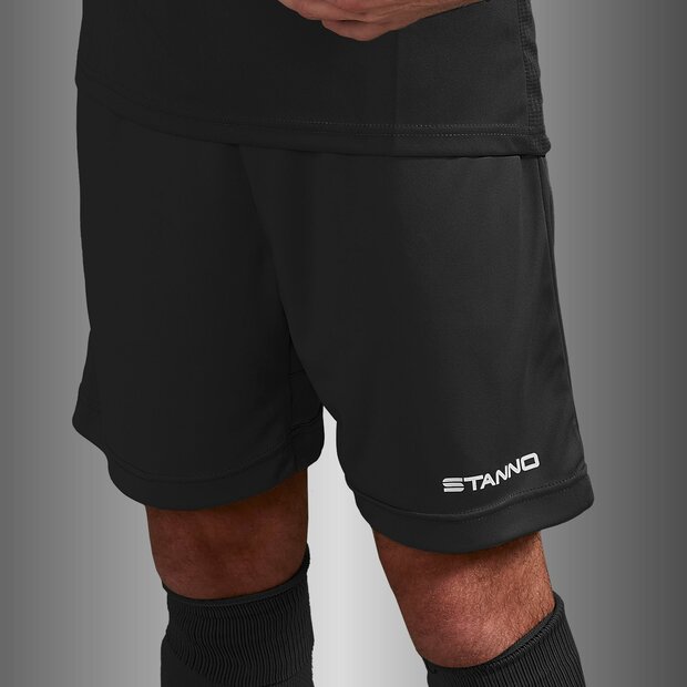 Stanno Field short zwart