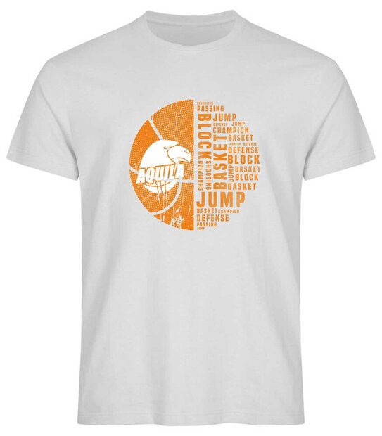 BV Aquila - t-shirt ORANGE BLOCK