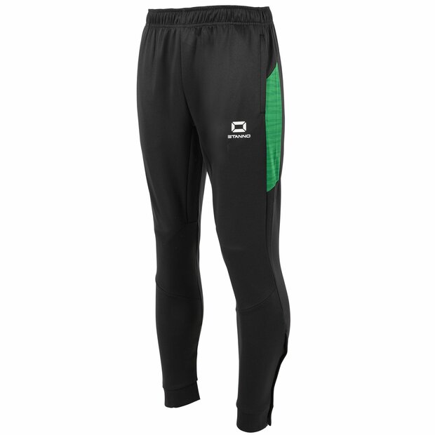 Stanno Bolt trainingsbroek zwart groen