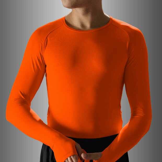 Stanno Baselayer Thermoshirt oranje