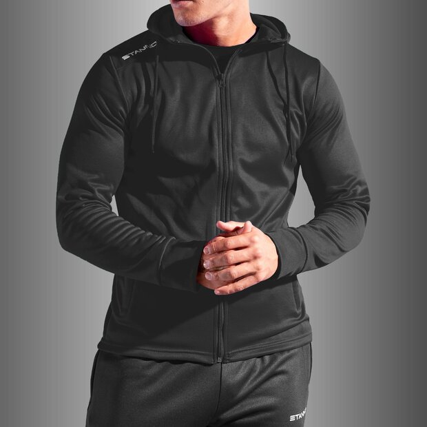 Stanno Field Hooded Full Zip zwart