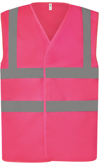Veiligheidshesje Hi Vis roze
