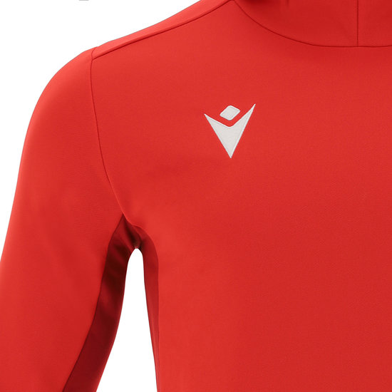 Macron Electro hoodie rood
