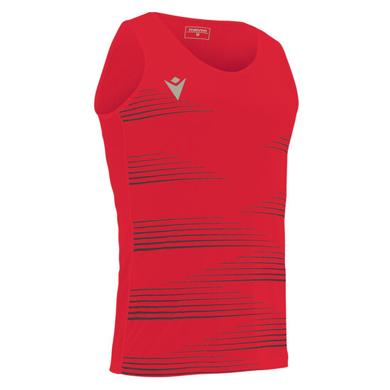 Macron Dorian hardloopshirt rood