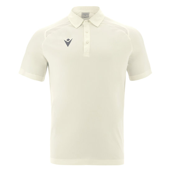 Macron Hutton Cricket Polo wit
