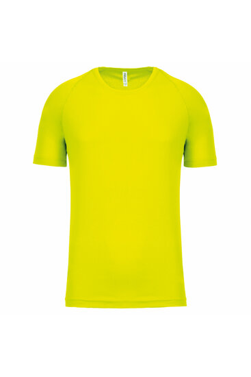 Sportshirt geel quickdry
