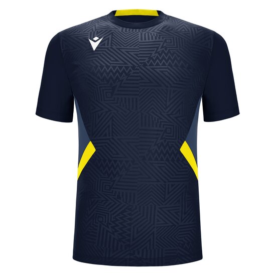 Macron Shedir shirt navy geel
