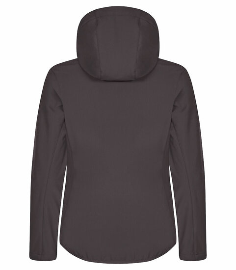 Clique Hoody Softshell Jas grijs