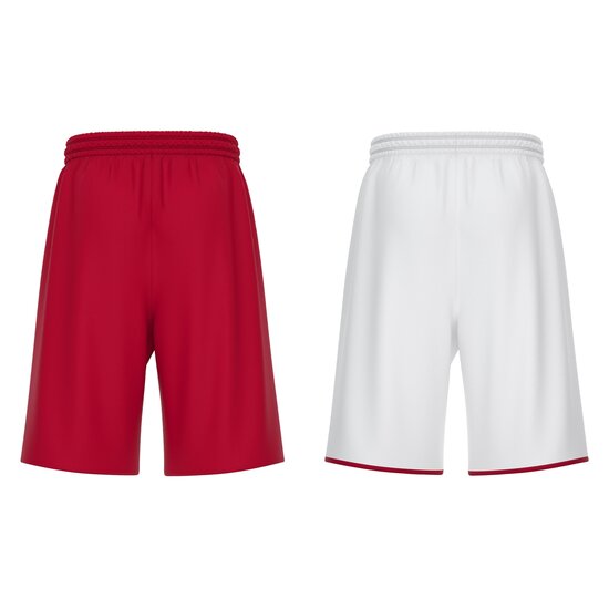 Macron X500 reversible basketbalshort rood
