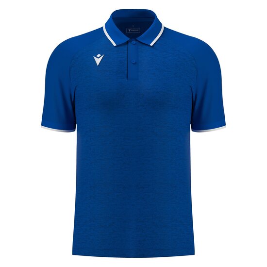 Macron Aulos polo blauw