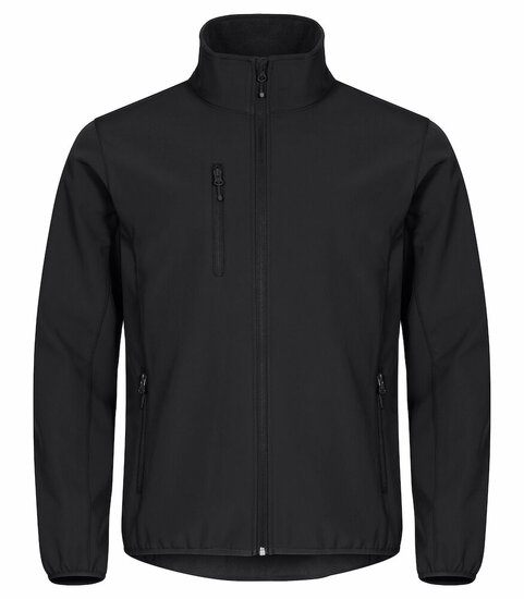 Clique Softshell Jas zwart