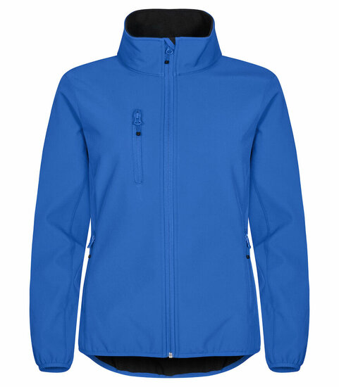Clique Softshell Jas blauw