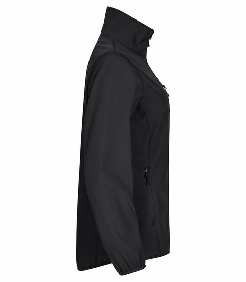 Clique Softshell Jas zwart