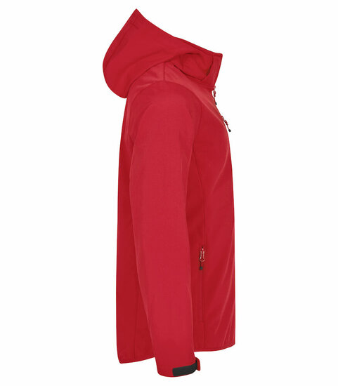 Clique Hoody Softshell Jas rood