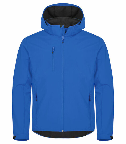 Clique Hoody Softshell Jas blauw