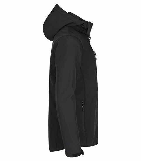 Clique Hoody Softshell Jas zwart