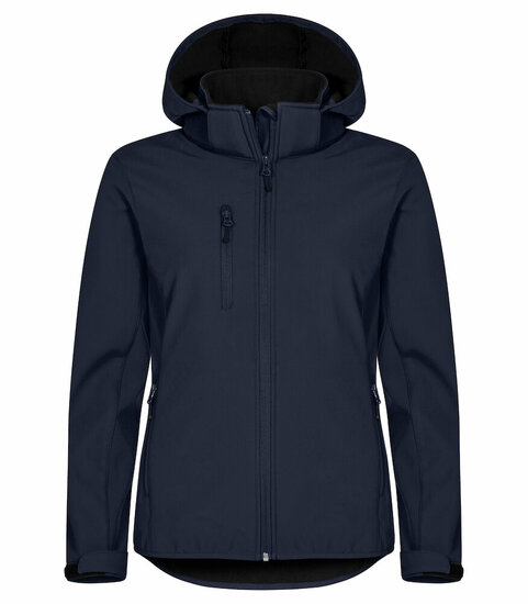 Clique Hoody Softshell Jas navy
