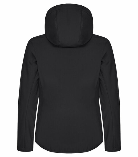 Clique Hoody Softshell Jas zwart