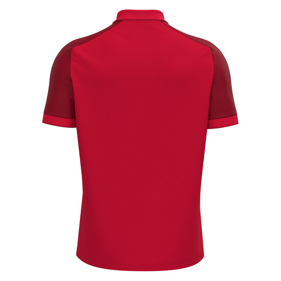 Macron Baldwin polo