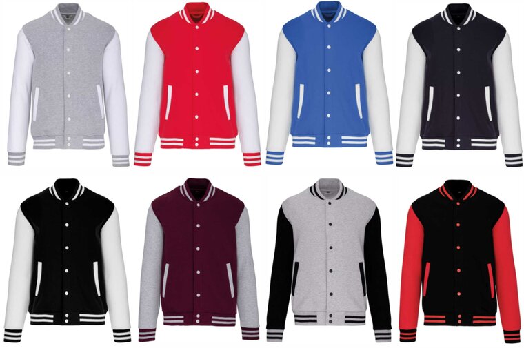 College jacket bedrukken  logo