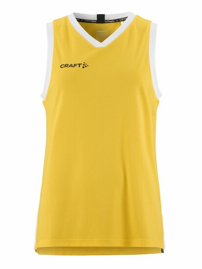 Craft Progress basketbalshirt dames geel
