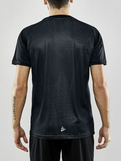 Craft scheidsrechtersshirt zwart