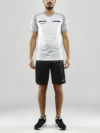 Craft scheidsrechtersshirt grijs