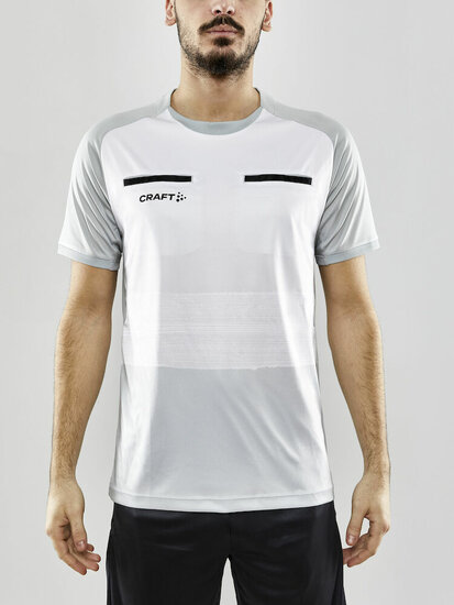 Craft scheidsrechtersshirt grijs