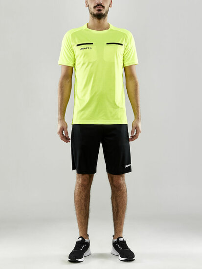 Craft scheidsrechtersshirt geel
