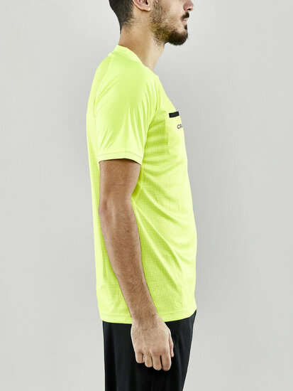 Craft scheidsrechtersshirt geel
