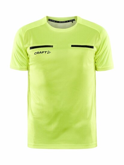Craft scheidsrechtersshirt geel