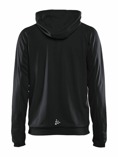 Craft Evolve hoodie full zip zwart