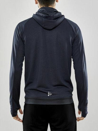 Craft Evolve hoodie full zip grijs