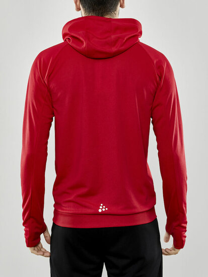 Craft Evolve hoodie full zip rood