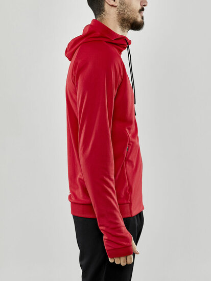 Craft Evolve hoodie full zip rood