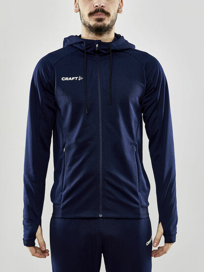 Craft Evolve hoodie full zip navy