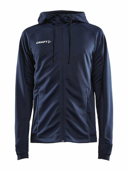 Craft Evolve hoodie full zip navy