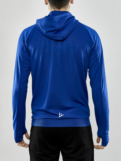 Craft Evolve hoodie full zip blauw