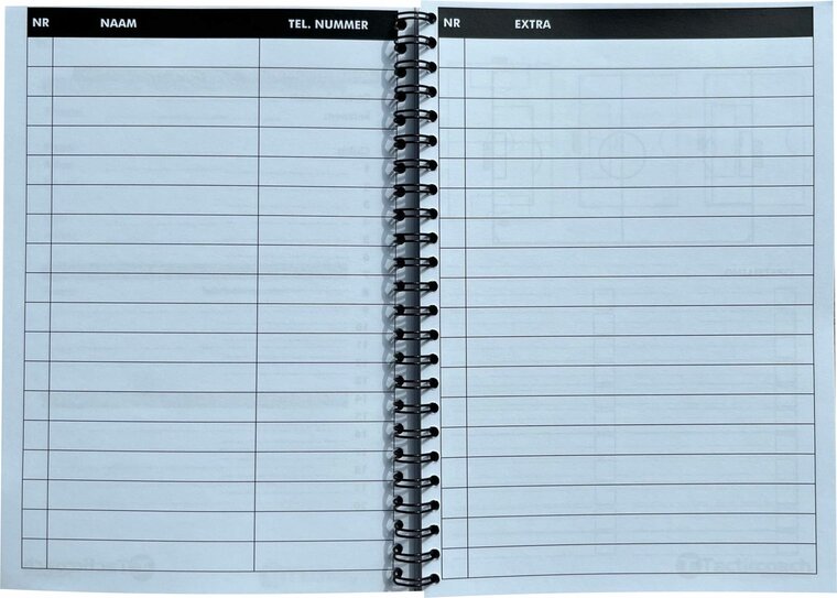 Seizoensboek voetbal Tacticcoach