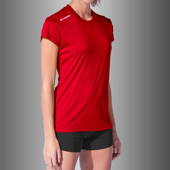 Stanno Field shirt dames rood