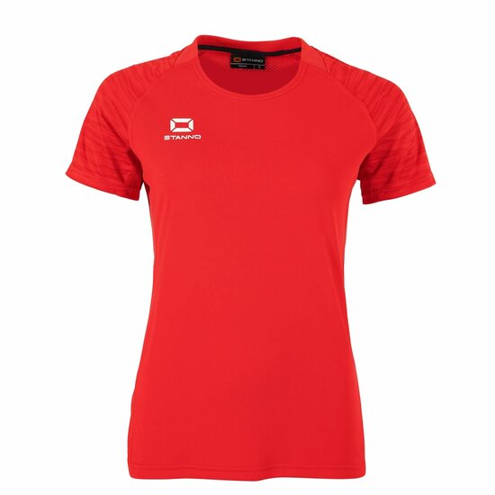 Stanno Bolt shirt dames rood